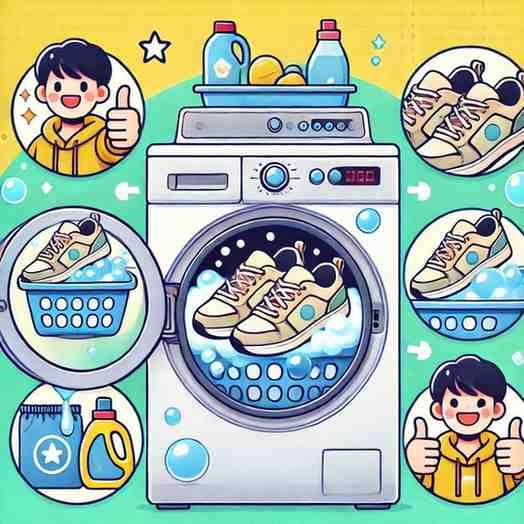 how to clean shoes in washing machine