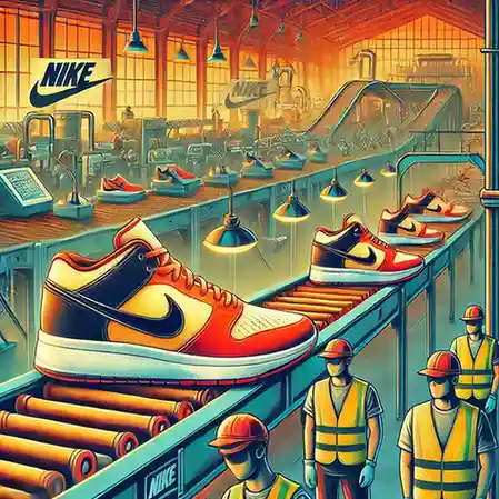 where are nike shoes made