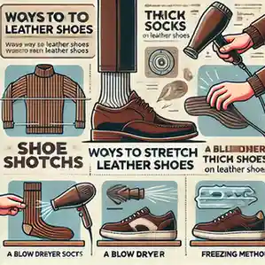 how to stretch out leather shoes at home