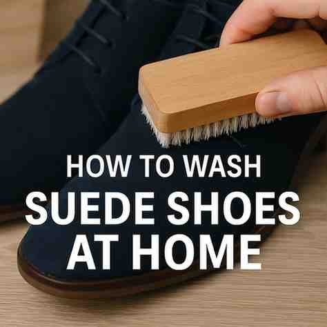 How to Wash Suede Shoes at Home Without Damaging Them